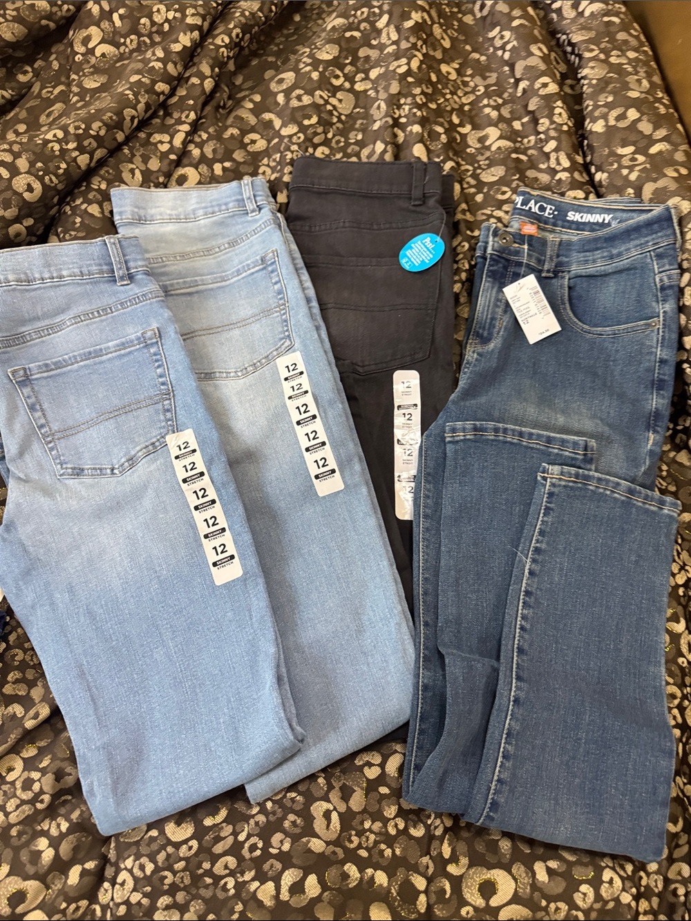 Children’s place boys skinny jeans size 12 NWT